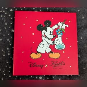 Kiehl's Red Compact Mirror with Mickey Mouse Design NWT